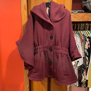 Steve Madden poncho coat!!